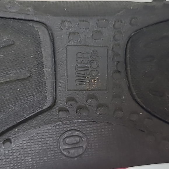 WATERSOCK Neon Pink & Orange Neoprene Water Shoes Size 10 - Picture 7 of 10